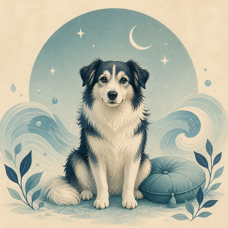 Le chien Cancer, le gardien du foyer