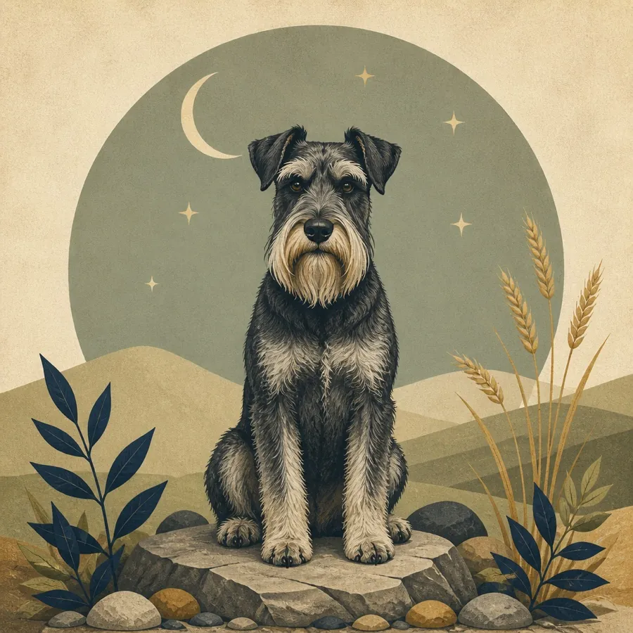 Le chien Capricorne, le sérieux fiable