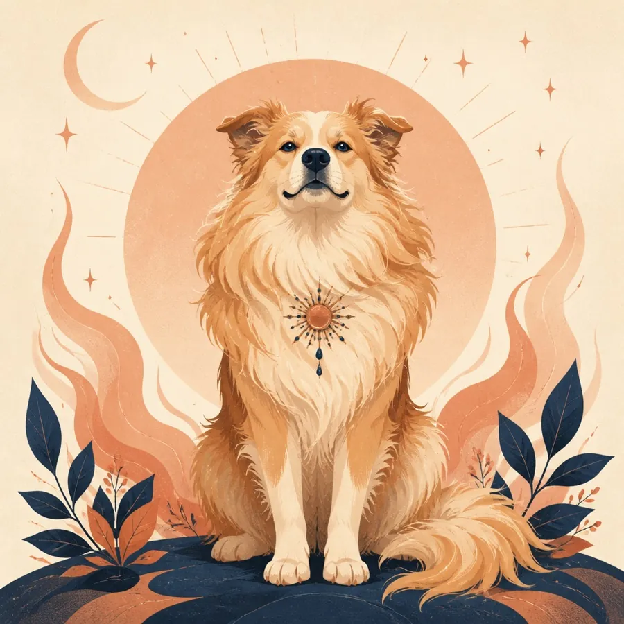 Le chien Lion, le chien qui aime briller
